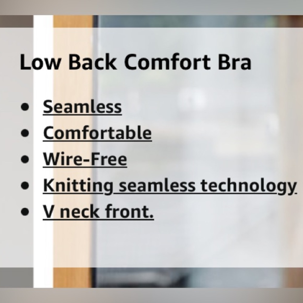 🌸Low Back Seamless Bralette - Picture 10 of 10